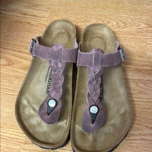 Birkenstock braided gizeh lavender